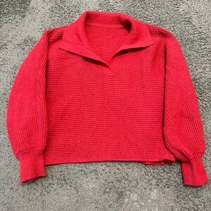 Women's Red Sweater
